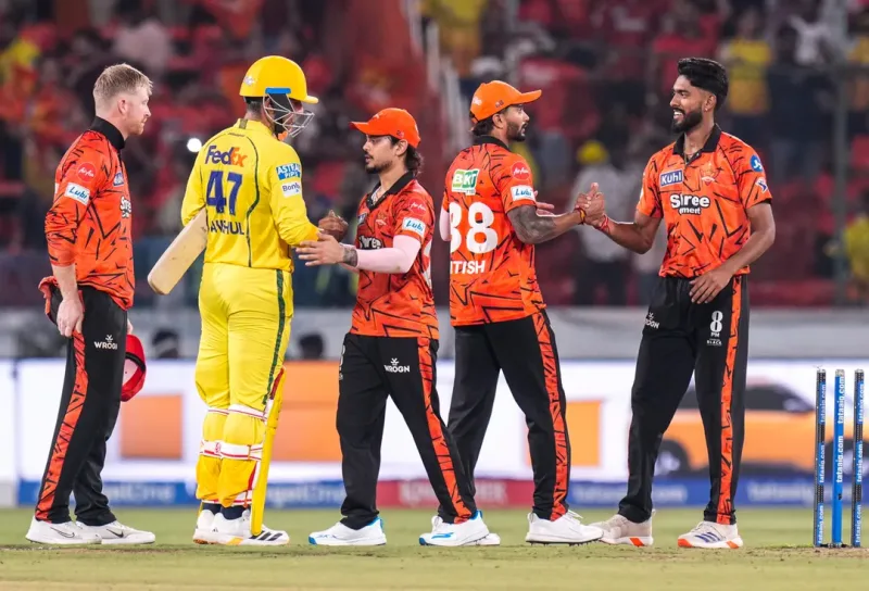 SRH vs CSK IPL 2026 Highlights: Sunrisers Hyderabad Beat Chennai Super Kings by 10 Runs in High-Scoring Thriller
