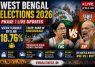 West Bengal Elections 2026 LIVE Phase 1: 18.76% Turnout by 9 AM, Crude Bomb in Murshidabad, TMC vs BJP Battle