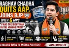 Raghav Chadha Quits AAP, Joins BJP With 6 MPs: "I Was the Right Man in the Wrong Party"
