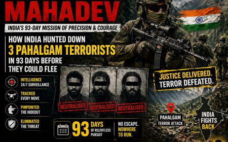 Operation Mahadev: How India Hunted Down 3 Pahalgam Terrorists in 93 Days Before They Could Flee