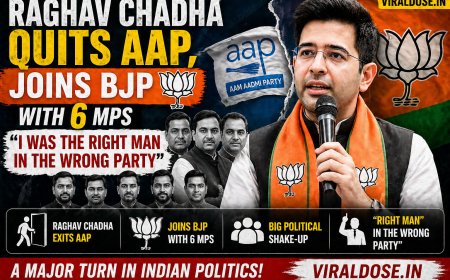 Raghav Chadha Quits AAP, Joins BJP With 6 MPs: "I Was the Right Man in the Wrong Party"
