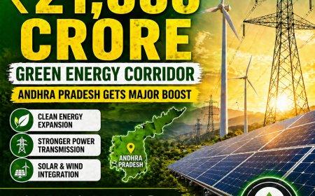 Centre Approves Green Energy Corridor Worth Rs 21,000 Cr in AP