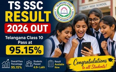 TS SSC Result 2026 Out: Telangana Class 10 Pass at 95.15%