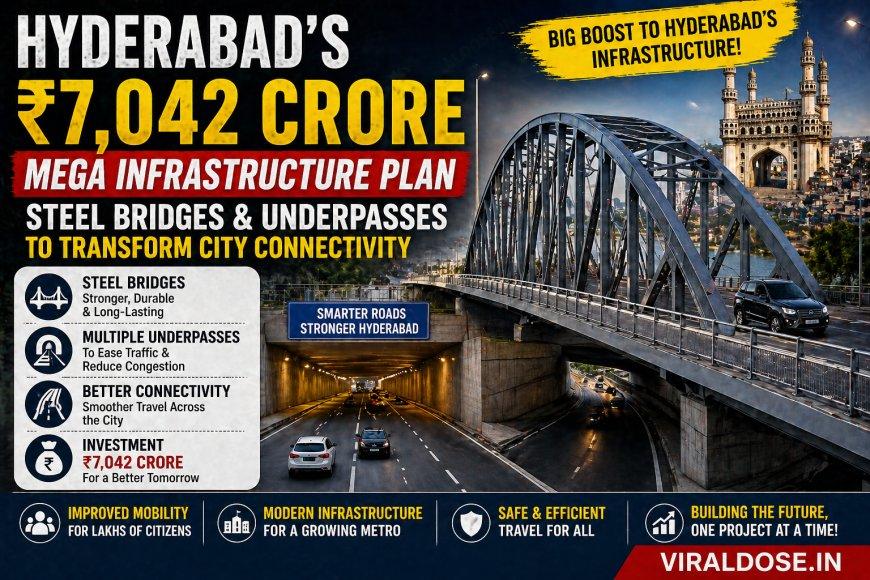 Hyderabad's Rs 7,042 Crore Plan: Steel Bridges & Underpasses